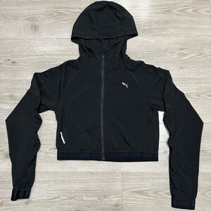 Puma Women's Training Sweater Cropped Black Medium